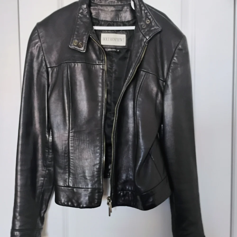 HOLT RENFREW Women's Leather Jacket - Picture 1 of 6